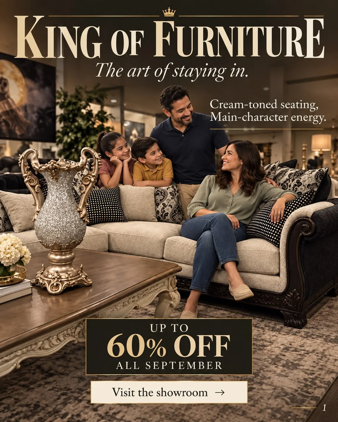 King of Furniture promotional design